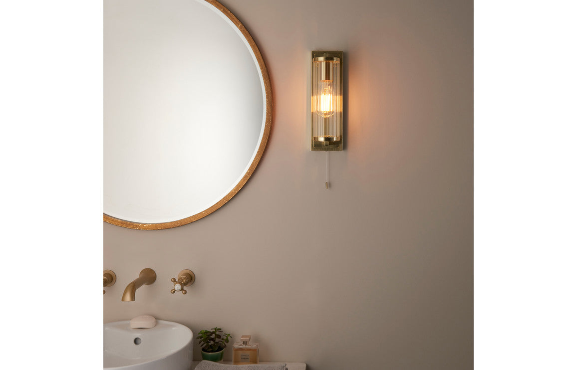 Gemma Wall Light - Brushed Brass