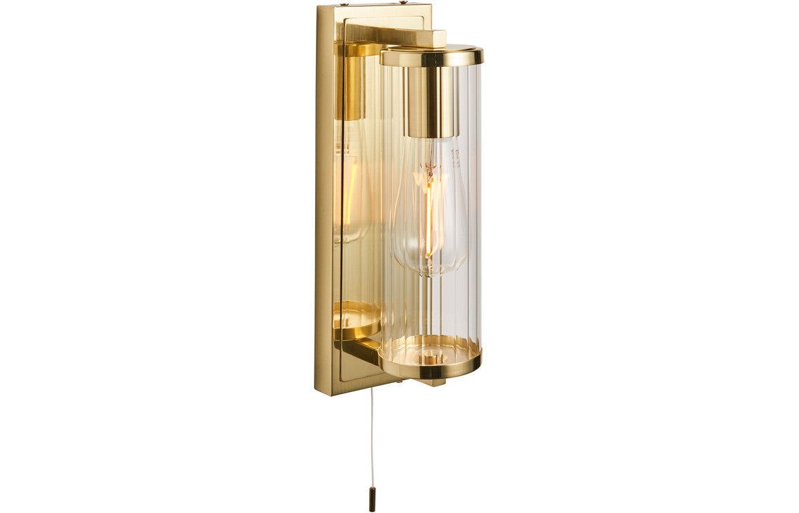 Gemma Wall Light - Brushed Brass