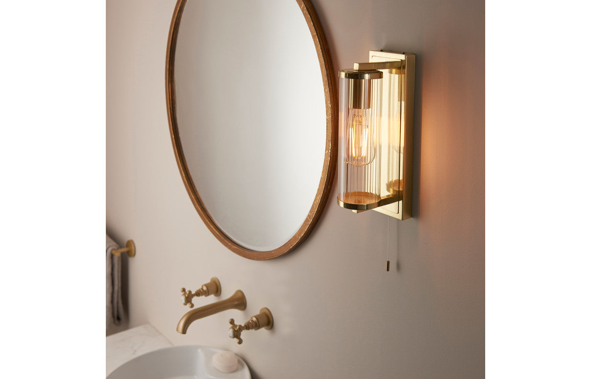 Gemma Wall Light - Brushed Brass