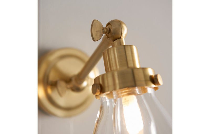 Azure Wall Light - Brushed Brass