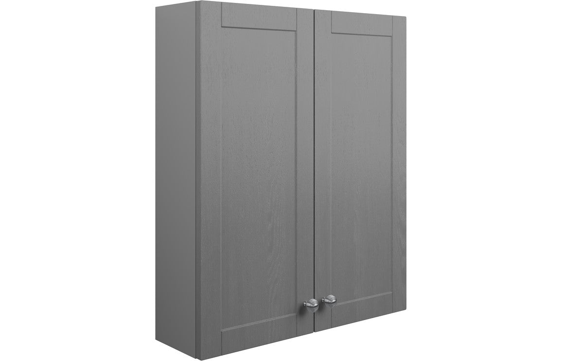 Cello 600mm 2 Door Wall Unit - Grey Ash