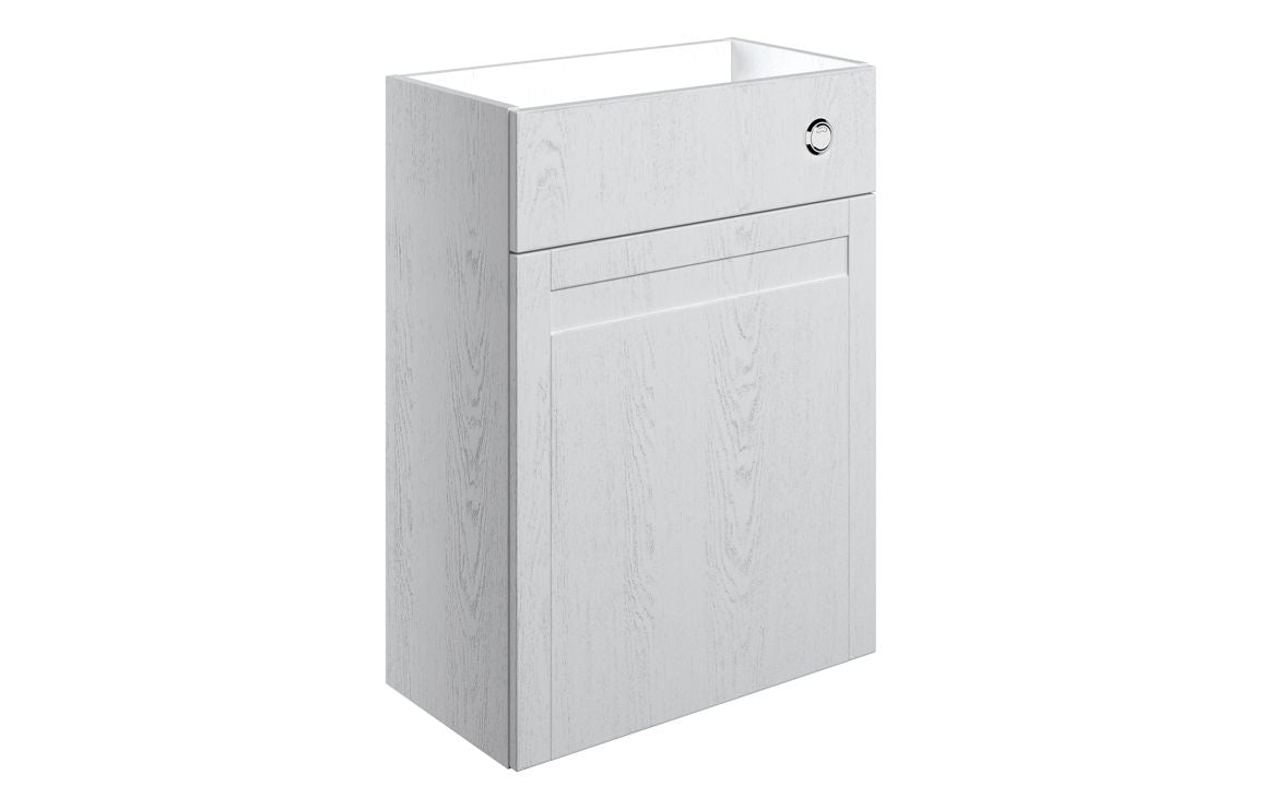 Cello 600mm WC Unit - Satin White Ash