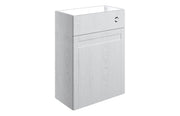 Cello 600mm WC Unit - Satin White Ash