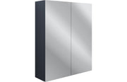 Cello 600mm 2 Door Mirrored Wall Unit - Indigo Ash