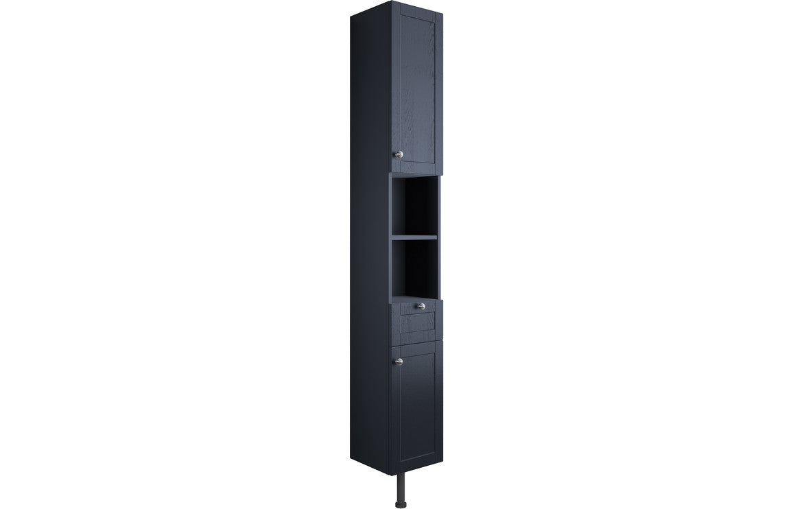 Cello 300mm 2 Door Tall Unit - Indigo Ash