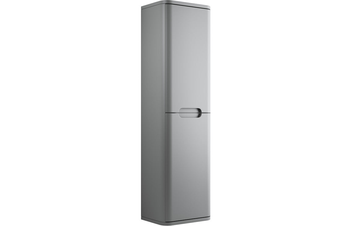 Harmony 350mm 2 Door Wall Hung Tall Unit - Matt Grey