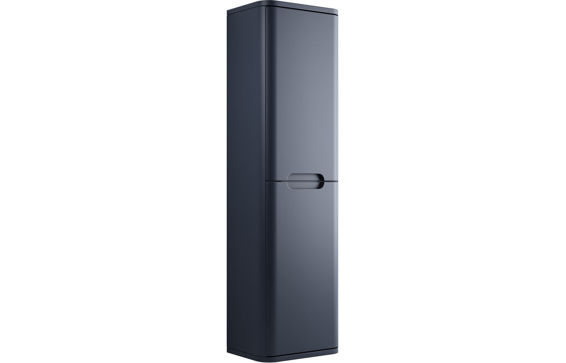 Harmony 350mm 2 Door Wall Hung Tall Unit - Matt Indigo