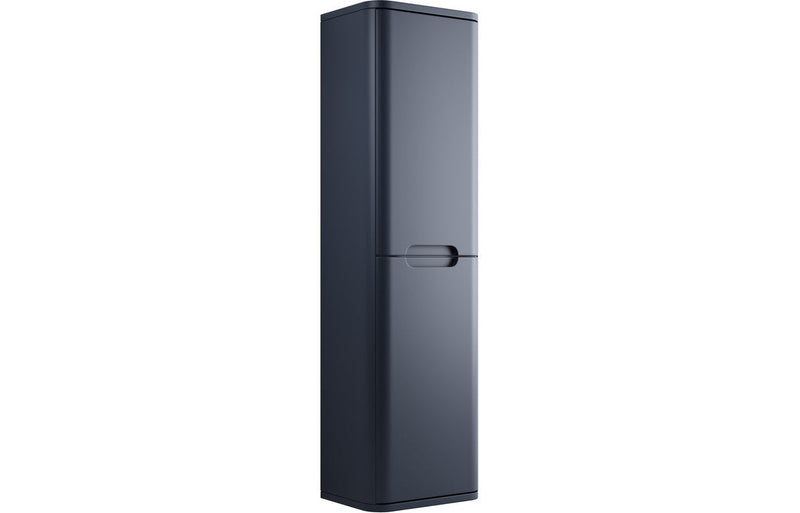 Harmony 350mm 2 Door Wall Hung Tall Unit - Matt Indigo