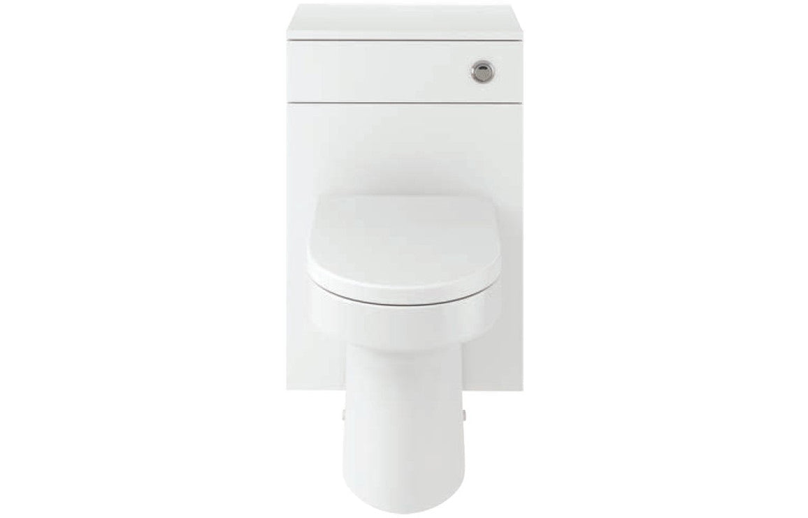 Valenza 500mm WC Unit & BTW Pan Pack - White Gloss