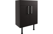Aria 600mm Basin Unit - Matt Graphite Grey