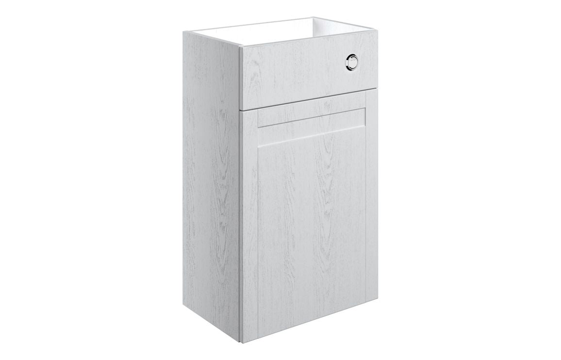 Cello 500mm WC Unit - Satin White Ash