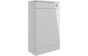 Vivido 500mm Floor Standing WC Unit - Grey Gloss