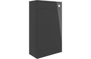 Vivido 500mm Floor Standing WC Unit - Anthracite Gloss