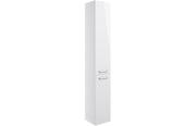Vivido 350mm Floor Standing 2 Door Tall Unit - White Gloss