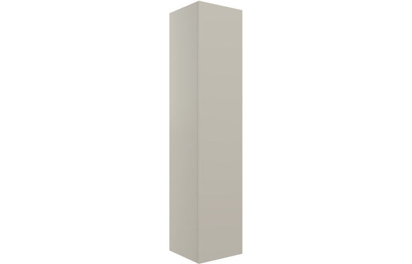 Serenita 350mm Wall Hung 1 Door Tall Unit - Matt Latte