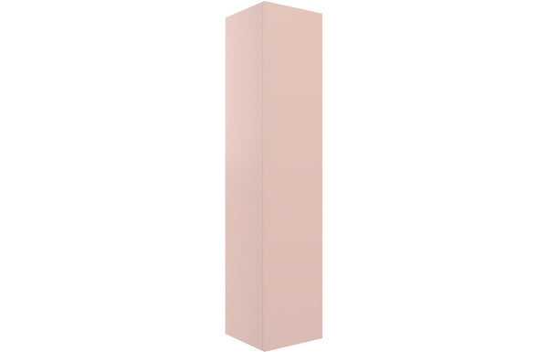Serenita 350mm Wall Hung 1 Door Tall Unit - Matt Antique Rose