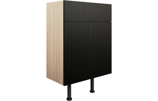 Solace 600mm 2 Door Basin Unit - Matt Graphite Grey