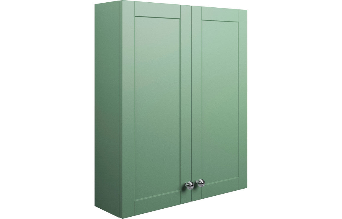 Cello 600mm 2 Door Wall Unit - Matt Sage Green