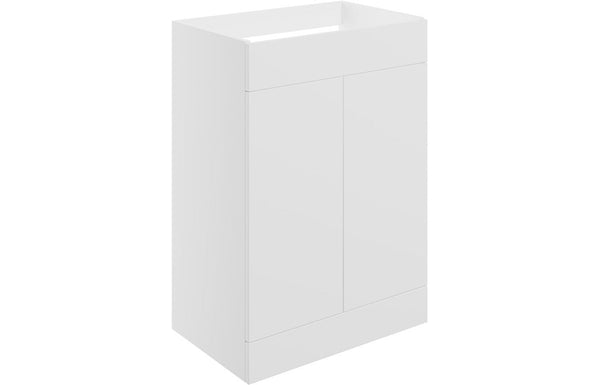 Serenita 1180mm Floor Standing 4 Door Basin Unit (No Top) - Matt White