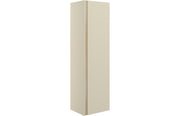 Fusion 350mm Wall Hung 1 Door Tall Unit - Matt Cotton & Oak Effect