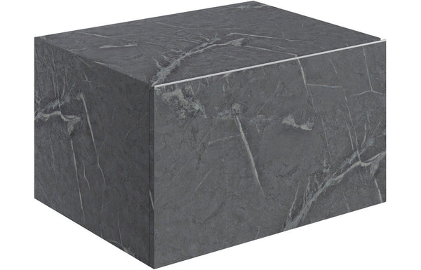 Mosaic 600mm Wall Hung Storage Drawer - Grey Marble