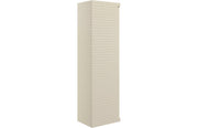Belleza 350mm Wall Hung 1 Door Tall Unit - Matt Cotton