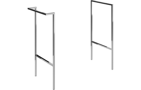 Serenita Optional Frame with Integrated Towel Rail - Chrome