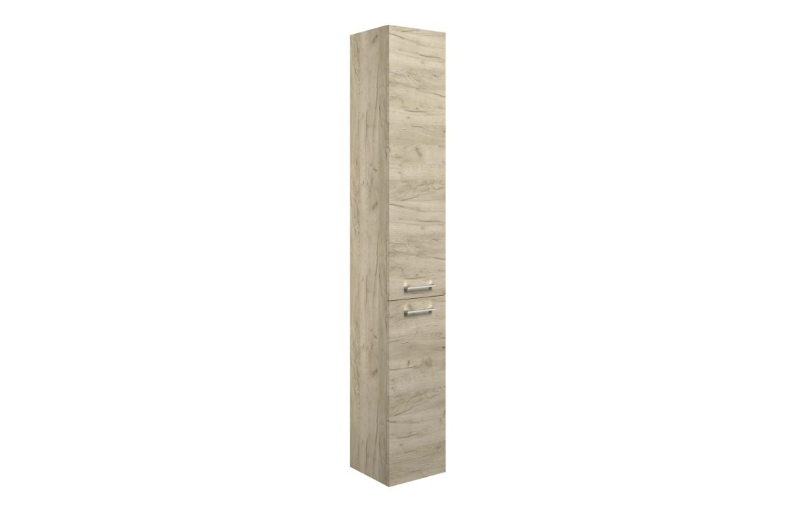 Utopia 350mm Floor Standing 2 Door Tall Unit - Oak