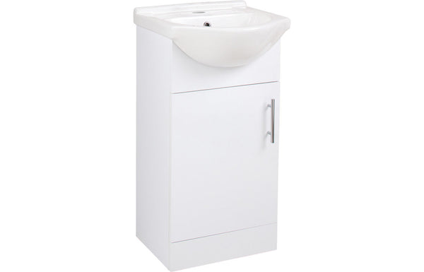 Valenza 650mm Floor Standing Basin Unit & Mirror Pack