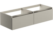Elysium 1200mm Wall Hung Basin Unit Run (No Top) - Latte