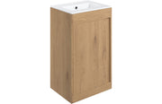 Evolve 510mm Floor Standing Unit Inc. Basin - Seville Oak