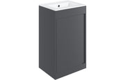 Evolve 510mm Floor Standing Unit Inc. Basin - Matt Graphite Grey