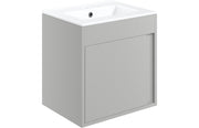 Evolve 510mm Wall Hung Unit Inc. Basin - Matt Light Grey