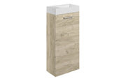 Vivido 410mm Floor Standing 1 Door Basin Unit & Basin - Oak