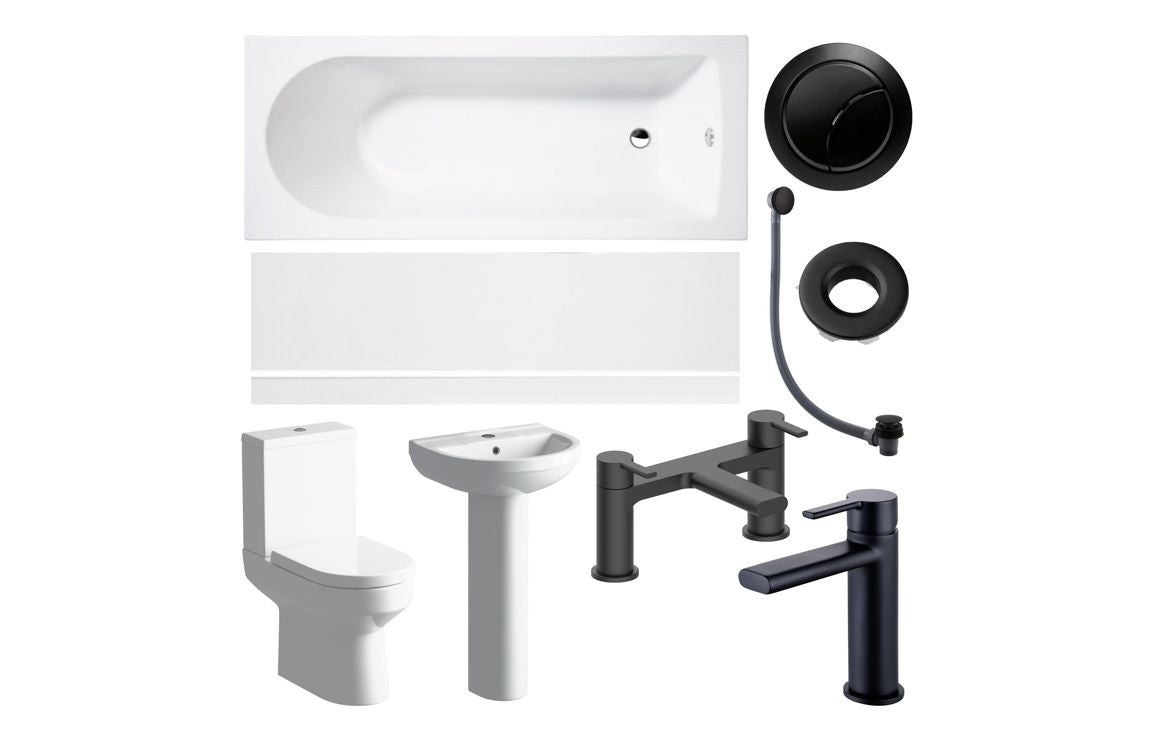 Sanita Full Suite & Bath w/Black Finishes