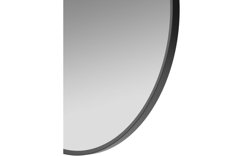 Niko 500mm Round Mirror - Matt Black