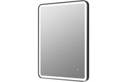 Rey 600mm Rectangle Front-Lit LED Mirror - Matt Black