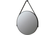 Renji 600mm Round Mirror - Matt Black
