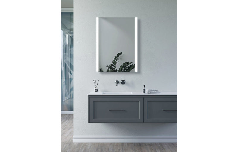 Chiyo 600x800mm Rectangle Front-Lit LED Mirror