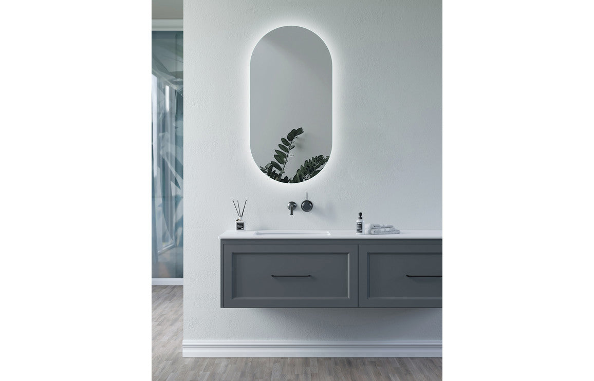 Zenko 400mm Oblong Back-Lit LED Mirror