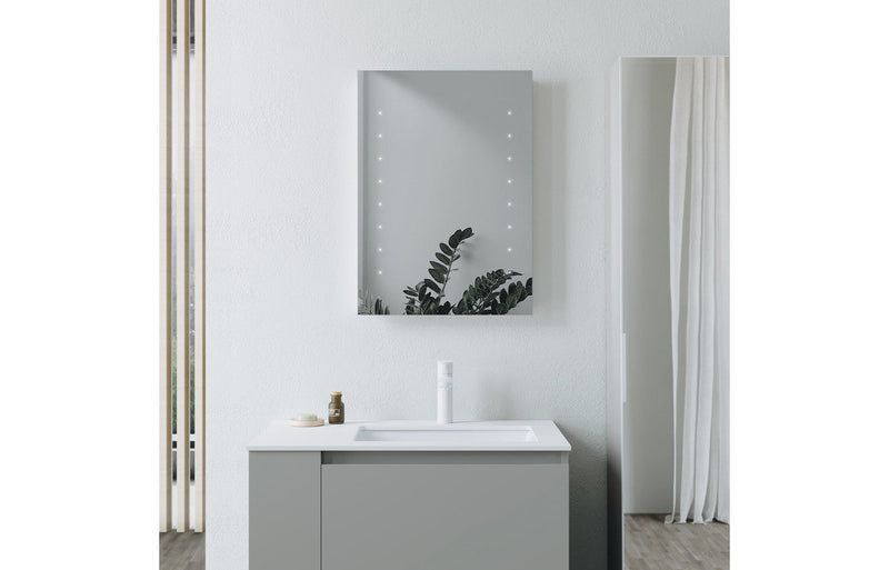 Emiko 500x700mm Rectangle Battery-Operated LED Mirror