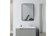 Niko 600x800mm Rectangle Mirror - Matt Black