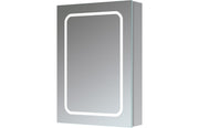 Taiga 500mm 1 Door Front-Lit LED Mirror Cabinet