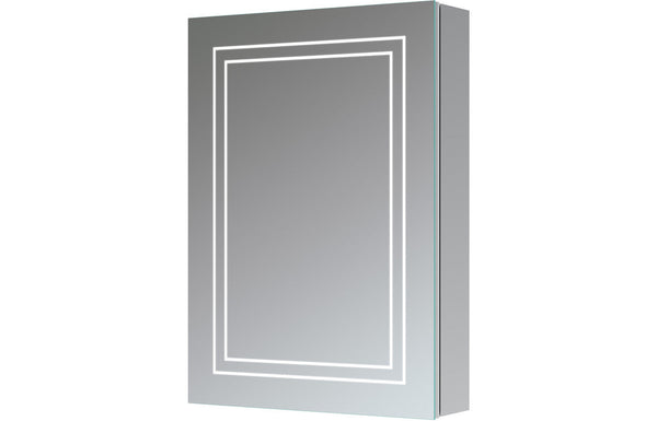 Zara 500mm 1 Door Front-Lit LED Mirror Cabinet