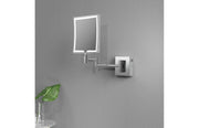 Mire Square LED Cosmetic Mirror - Chrome