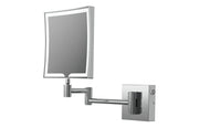 Mire Square LED Cosmetic Mirror - Chrome