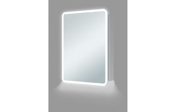 Amara 500mm 1 Door LED Mirrored Cabinet