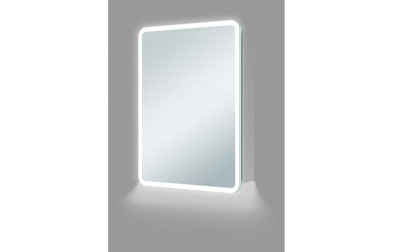 Amara 500mm 1 Door LED Mirrored Cabinet