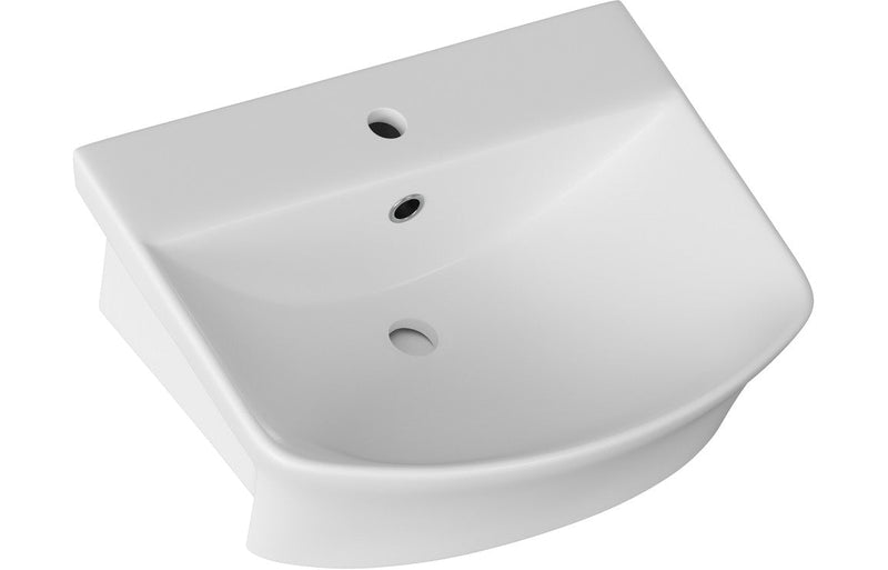 Andre 500x400mm 1TH Semi Recessed Basin