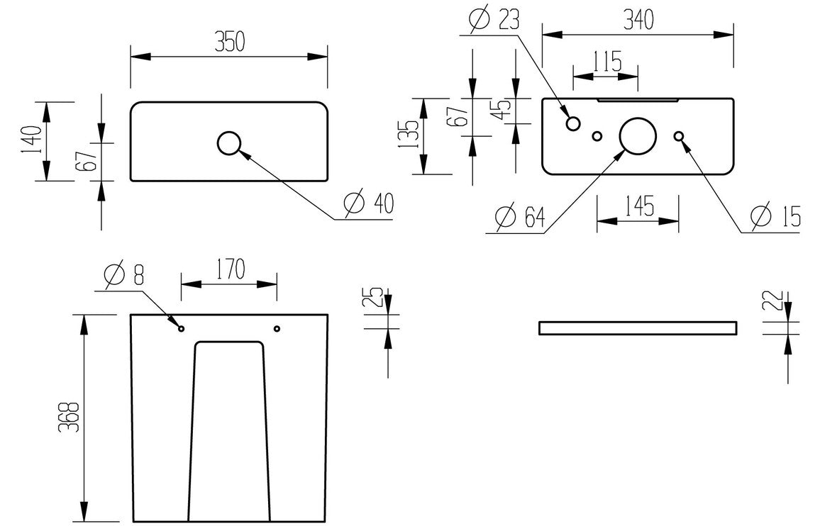 Emilia Rimless Close Coupled Fully Shrouded Short Projection WC & Soft Close Seat